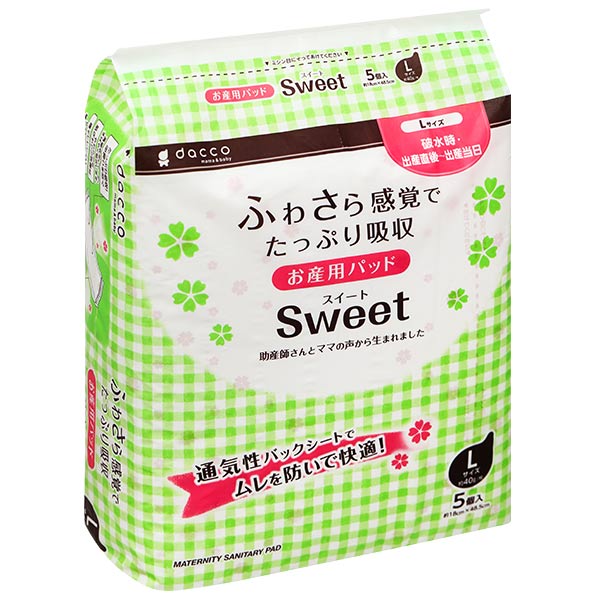 Miếng lót sản phụ Sweet Dacco size L